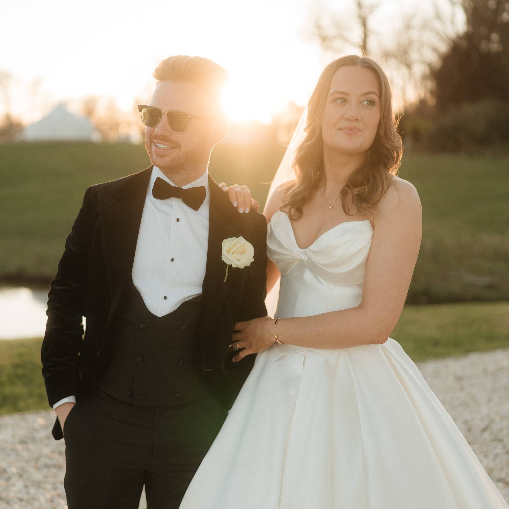 CHARLTON HALL WEDDING PHOTOGRAPHER BLACK TIE TUXEDO
